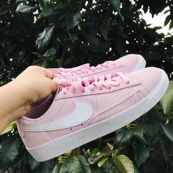 Nike Shoes - 🌸 NIKE Blazer Low Sneakers Suede Shoes Pink